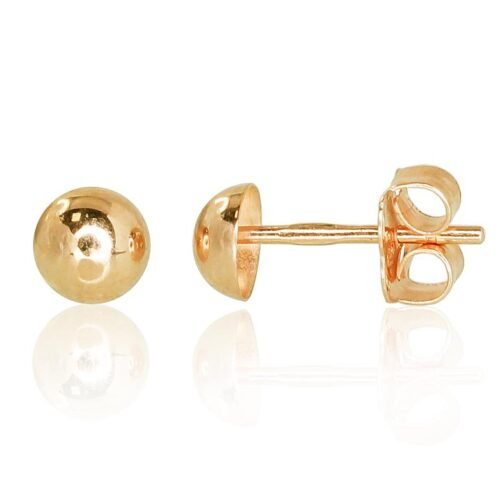 Gold classic studs earrings