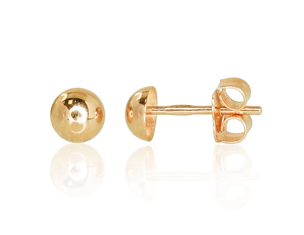 Gold classic studs earrings
