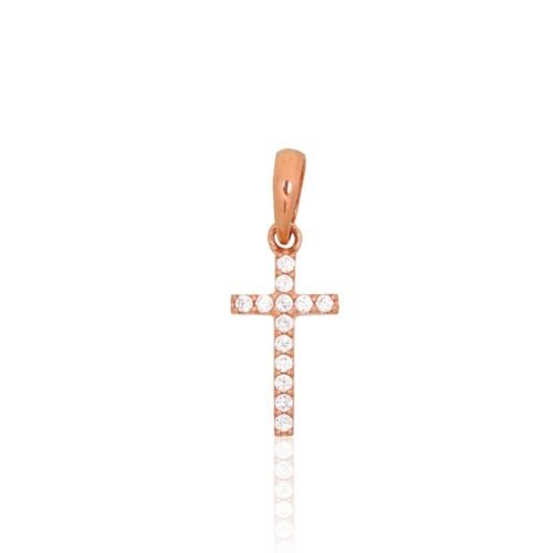 Gold pendant with Zirkons