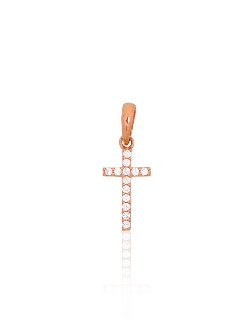 Gold pendant with Zirkons