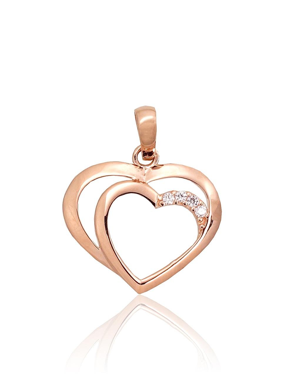 Gold pendant with Zirkons