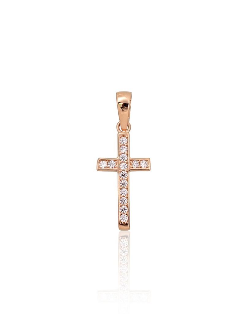 Gold pendant with Zirkons