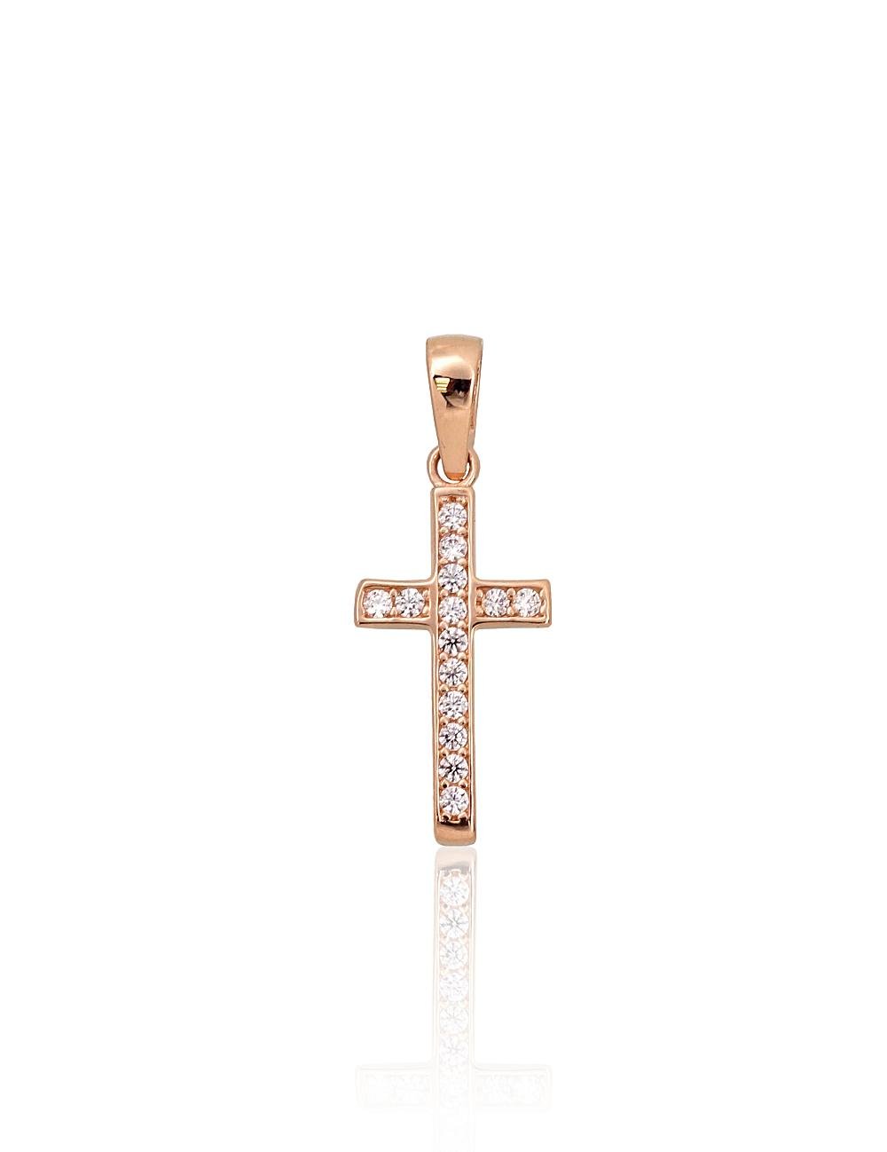 Gold pendant with Zirkons
