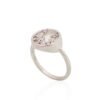 Silver ring with Zirkons , Mother-of-pearl - Image 2