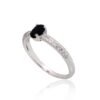Silver ring with Zirkons - Image 2