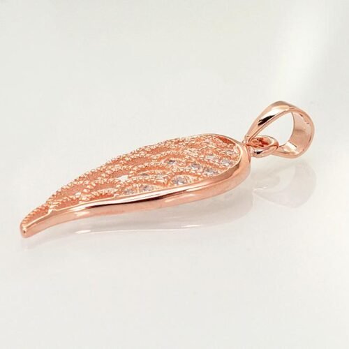 Alternative view of Silver pendant with Zirkons