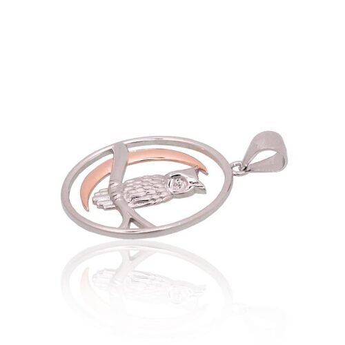 Alternative view of Silver pendant